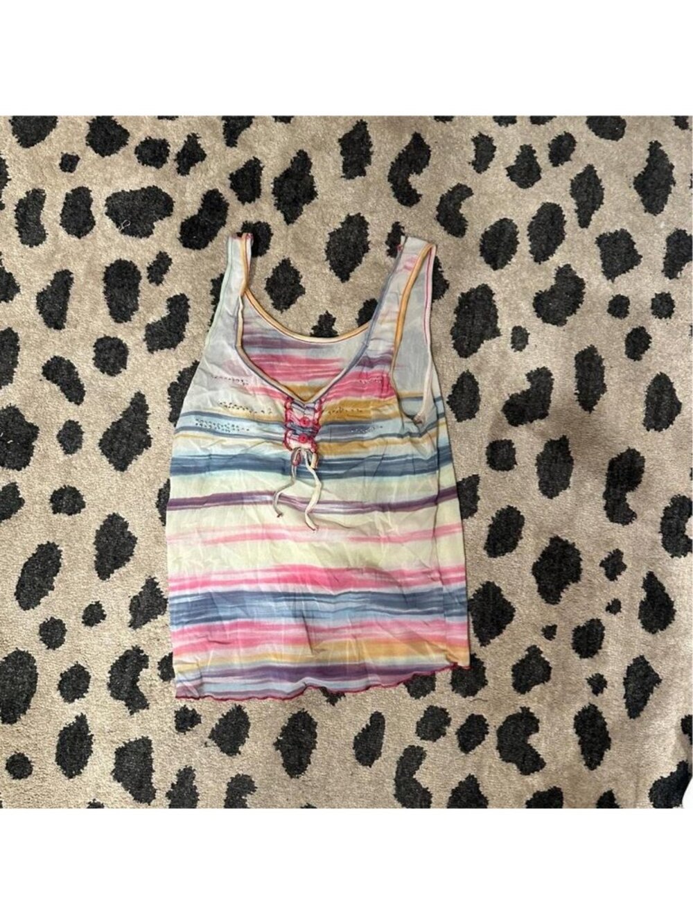 Women's Multicoloured T-shirt striped Top